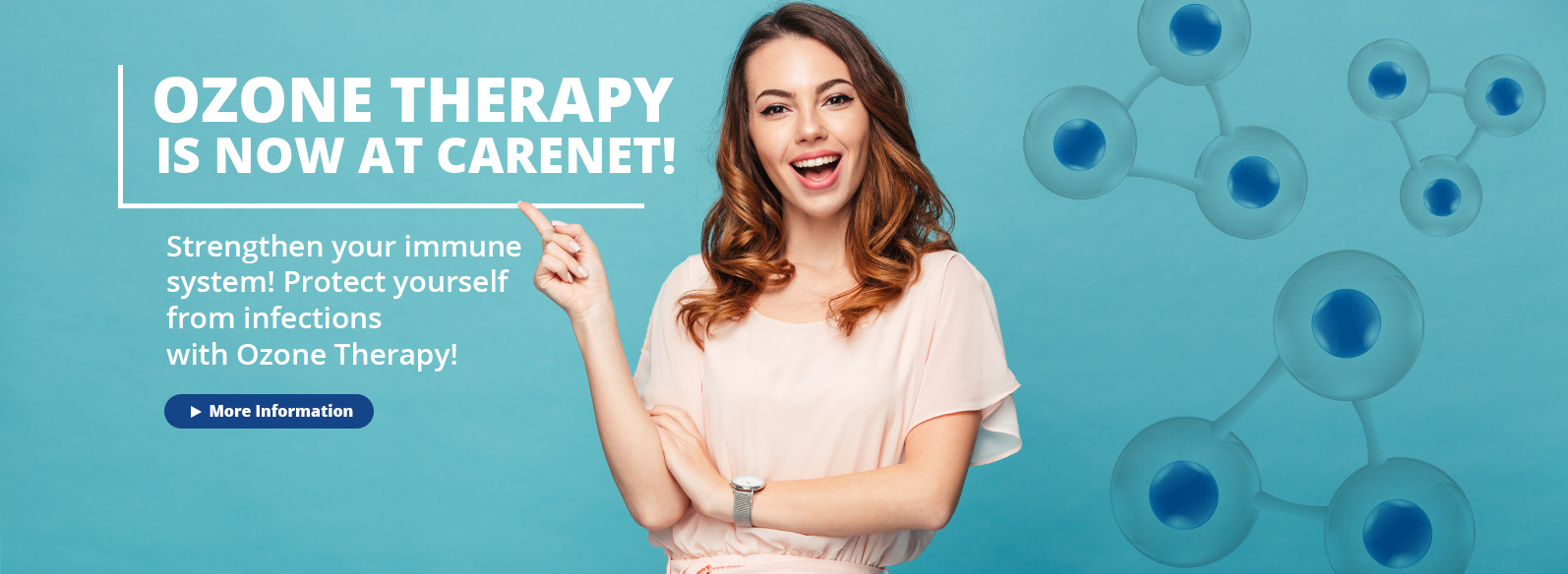 Ozone therapy is now available at Carenet